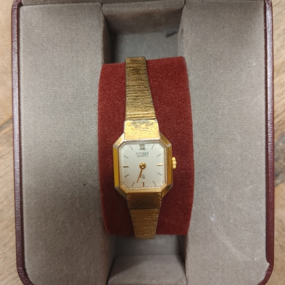 Citizen Accessories - Citizen Gold Women's Watch with White Dial